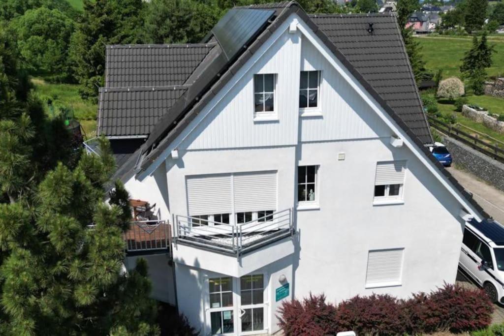 Ferienwohnung Fischer Mit E-Ladestation Direkt Am Haus Schwarzenberg  Esterno foto