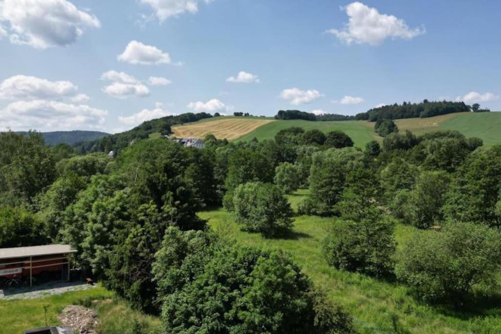 Ferienwohnung Fischer Mit E-Ladestation Direkt Am Haus Schwarzenberg  Esterno foto